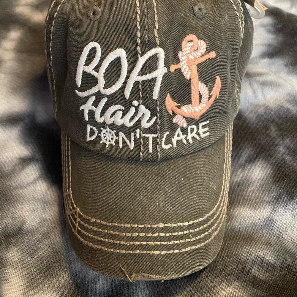 Cute hat with a distraction as